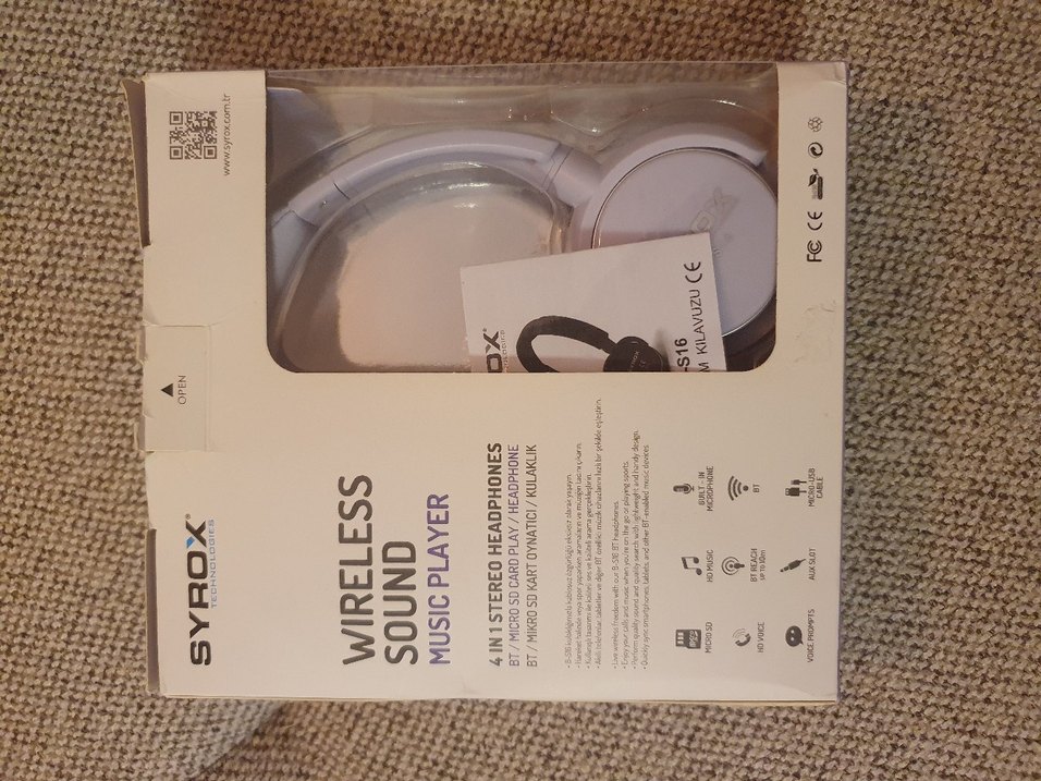 Gri Syrox Kablosuz Kulaklık - Görsel 4