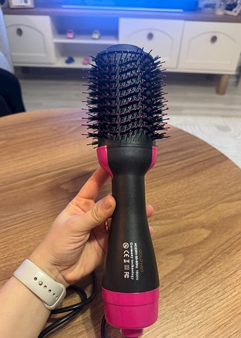 Pembe Renkli Saç Kurutma Fırçası - Görsel 3