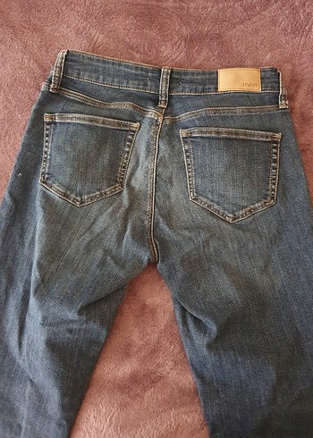 Kadın Normal Paça Mavi Denim Jean - Görsel 6