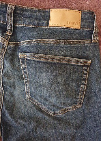 Kadın Normal Paça Mavi Denim Jean - Görsel 7