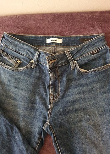 Kadın Normal Paça Mavi Denim Jean - Görsel 4