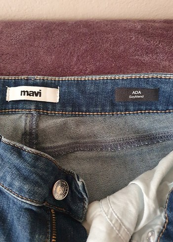 Kadın Normal Paça Mavi Denim Jean - Görsel 3