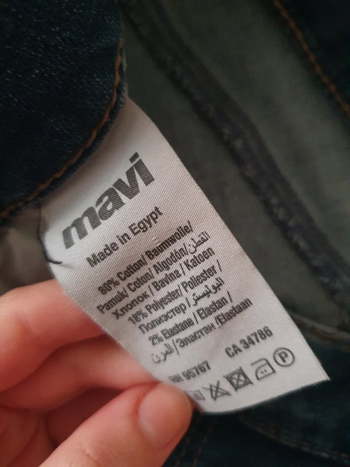 Kadın Normal Paça Mavi Denim Jean - Görsel 5