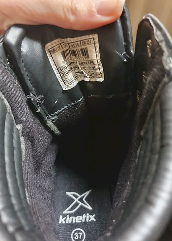 Siyah Deri Goth Kadın Bot - Görsel 4