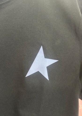 Siyah Kısa Kollu Baskılı Tişört - Görsel 2