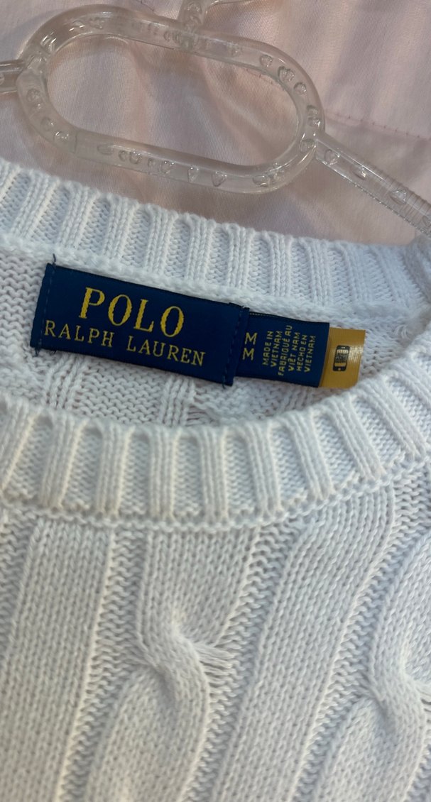 Polo Ralph Lauren Beyaz Örgü Kadın Kazak - Görsel 2
