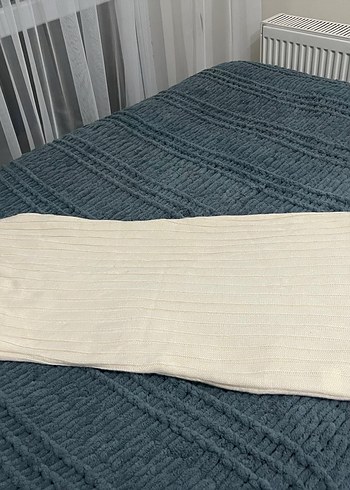 Beyaz kadın triko elbise - Görsel 2