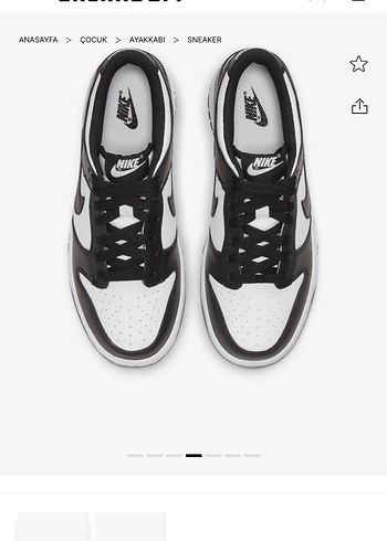 36 Beden siyah Renk Siyah Beyaz Kadın Spor ayakkabı Nike dunk low