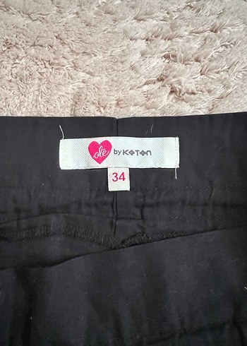 Koton Lacivert midi Kadın Etek