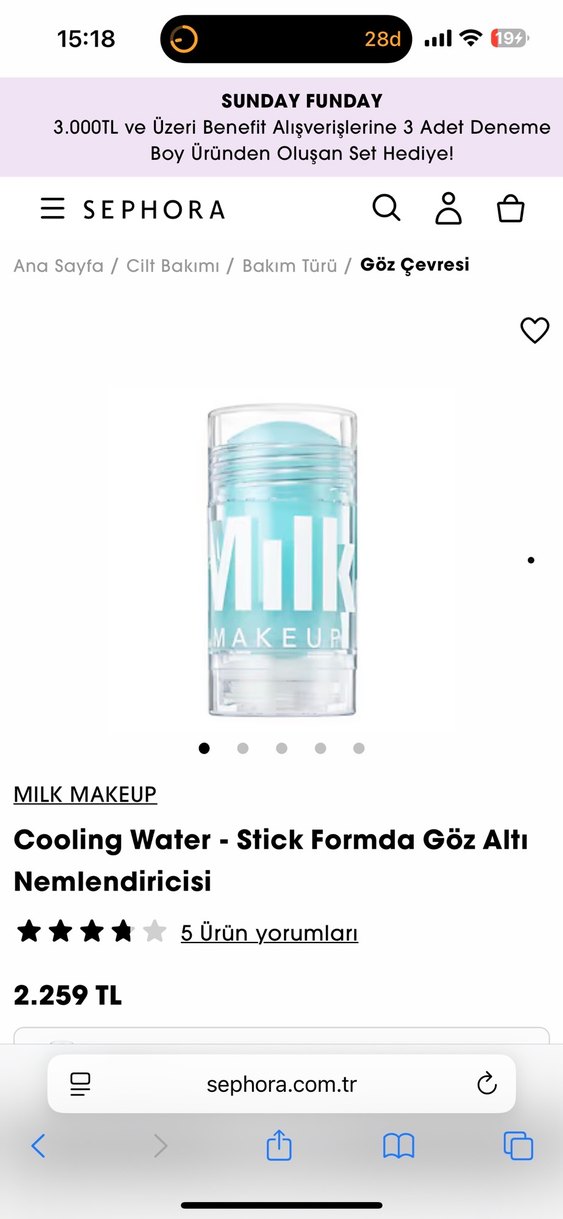 Milk cooling water stick gözaltı nemlendirici - Görsel 5