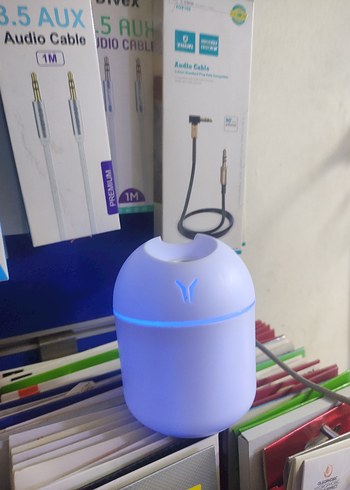  Beden Mavi LED Işıklı Hava Temizleyici ve Nemlendirici