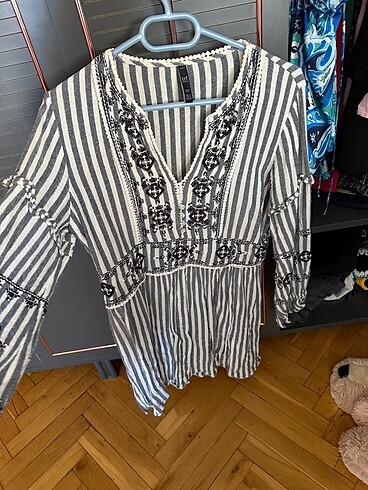 Zara Keten elbise zara