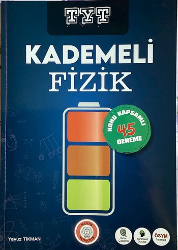 TYT Kademeli Fizik 45 Deneme Kitabı