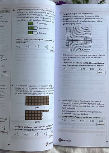 Matematik Konu Konu Çıkmış Sorular Son 7 Yıl