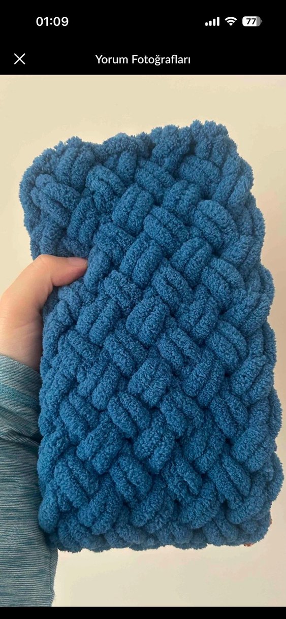 Alize Puffy 646 Petrol El Örgü İpliği 5'li Paket - Görsel 2