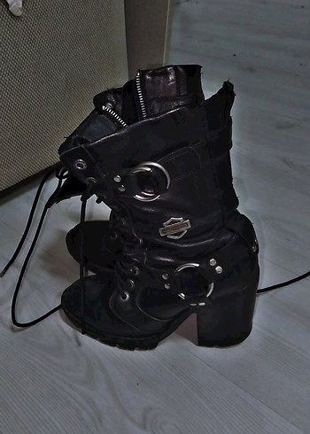 Harley Davıdson Topuklu Bot