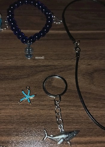 Takı Kavanozu Takı setı (mavı tema) - Görsel 7