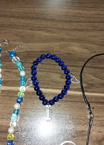 Takı Kavanozu Takı setı (mavı tema) - Görsel 9