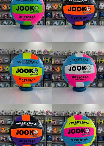 Renkli JOOK Softtouch Voleybol Topu