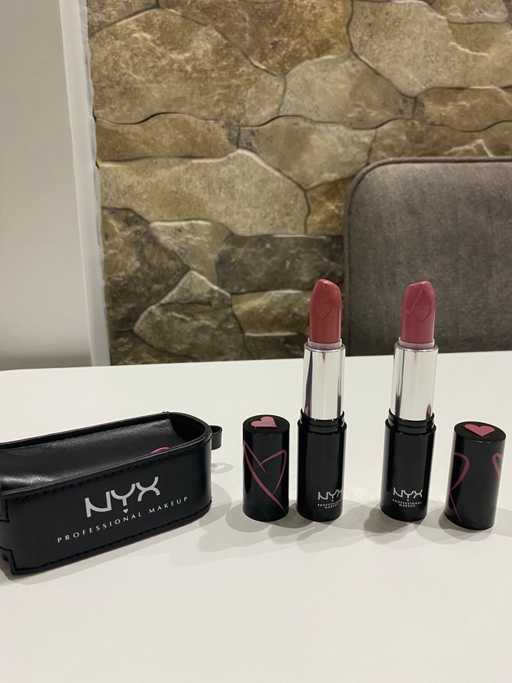 NYX Koyu Pembe Ruj Çift Seti - Görsel 2