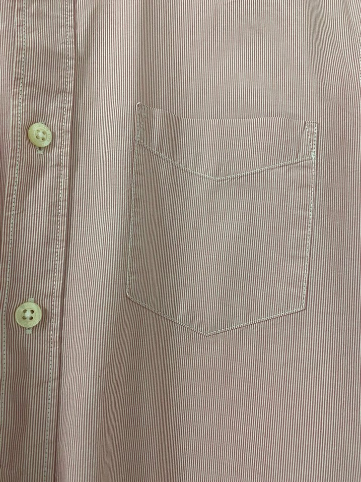 Düğmeli Pembe Çizgili H&M Gömlek - Görsel 2