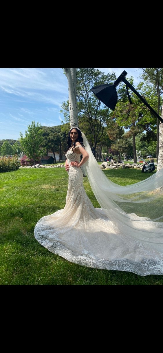 Balık Model Kuyruklu Gelinlik - Görsel 4