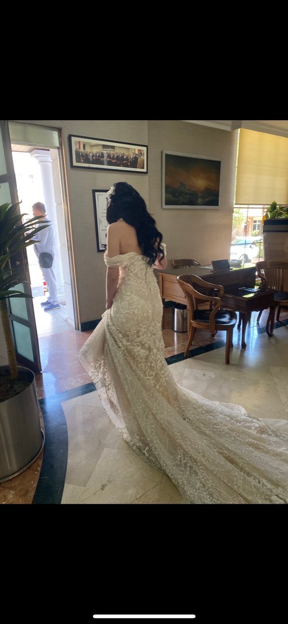 Balık Model Kuyruklu Gelinlik - Görsel 2