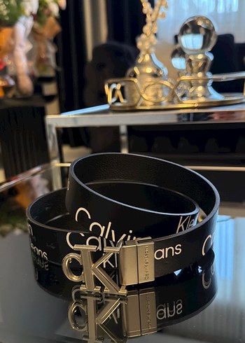 Calvin Klein Siyah Deri Kemer