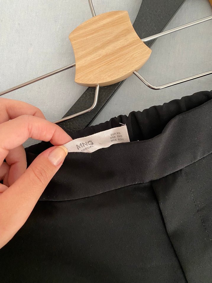 Mango Siyah Rahat Pantolon - Görsel 4