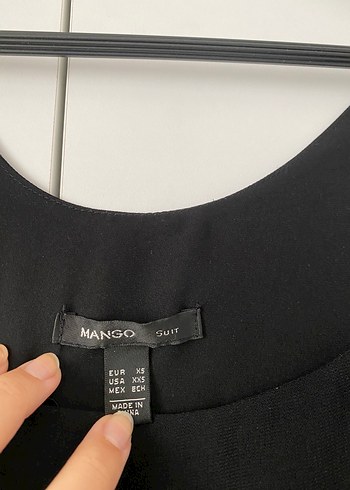 Mango Siyah Kadın Bluz - Görsel 3