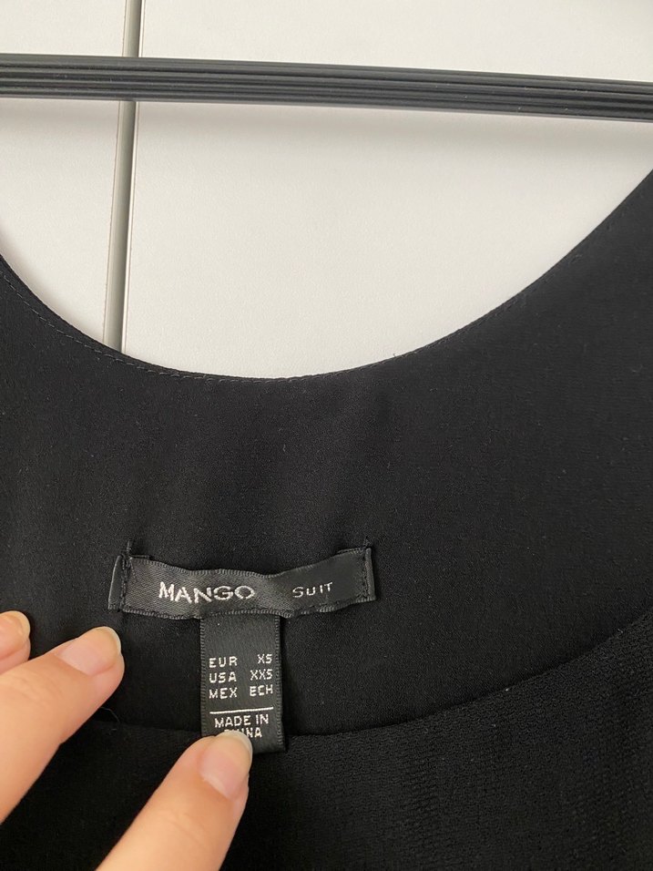 Mango Siyah Kadın Bluz - Görsel 3