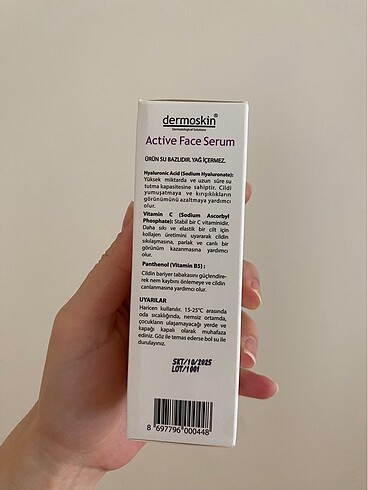 Bioderma Dermoskin active face serum yüz serumu