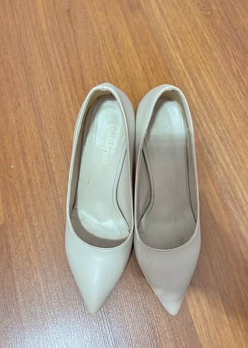 38 Beden beyaz Renk Beyaz Stiletto Topuklu Kadın Ayakkabı