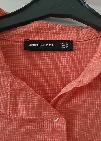 Pembe Uzun Kollu Keten Gömlek - Görsel 2