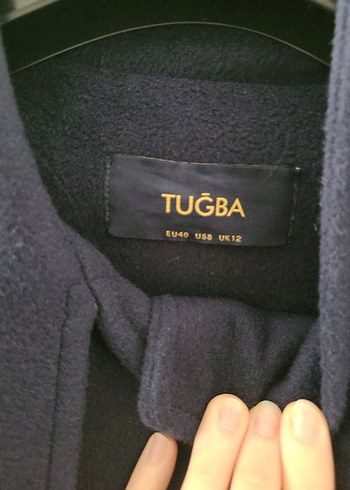 Düğmeli Lacivert  Midi Kaban - Görsel 4