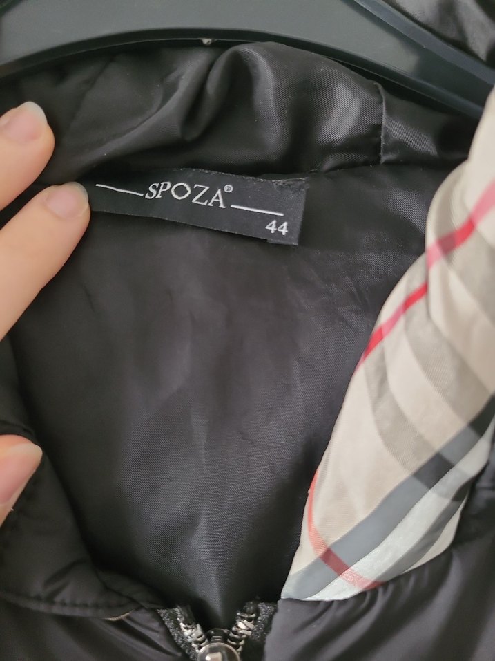 Siyah Uzun Fermuarlı Kadın mont - Görsel 4