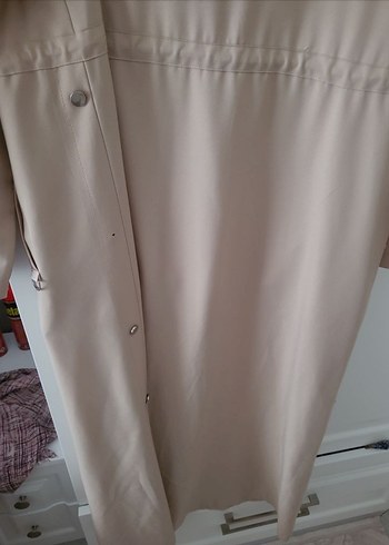 Bej Uzun Kadın Kaban - Görsel 6