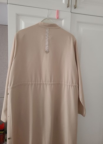 Bej Uzun Kadın Kaban - Görsel 5