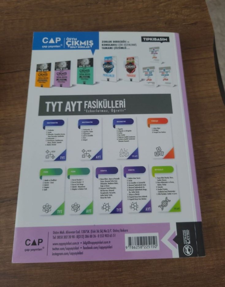 AYT Çıkmış Sınav Soruları 2014-2022 Kitabı - Görsel 3