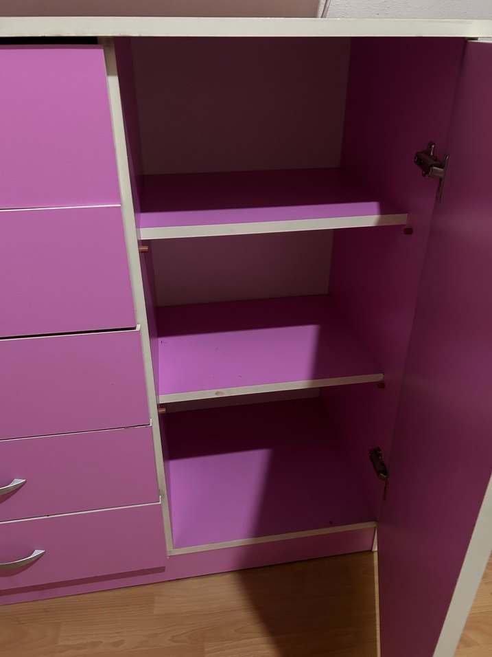 Parlak Mor Çocuk Dolabı - Görsel 3