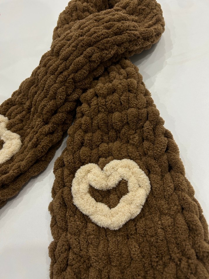 Alize puff bebek atkısı - Görsel 2