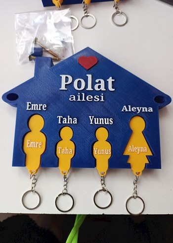 Aile Ev Anahtarlığı