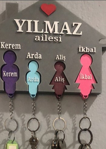 Diğer Aile Ev Anahtarlığı