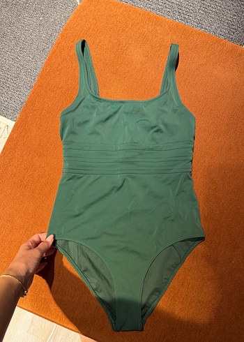 Yeşil İnce Askılı Kadın Mayo - Görsel 3