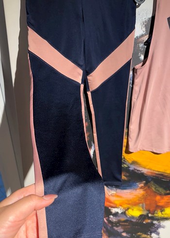 Kadın Pembe Baskılı Spor Takım - Görsel 3