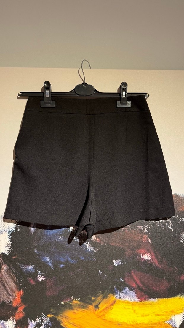 Siyah Pilili Mini Etek - Görsel 4