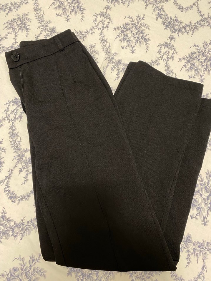 Nervür Dikişli Kumaş Pantolon - Görsel 3