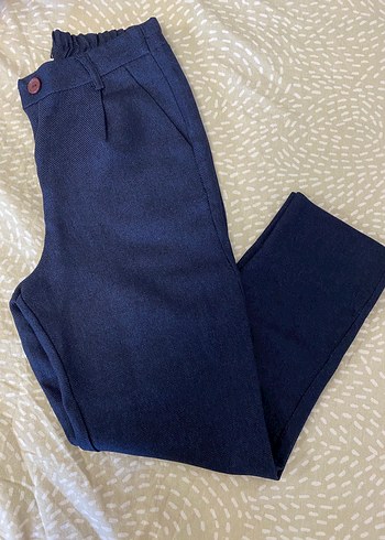 Lacivert Pamuklu Havuç Pantolon - Görsel 4