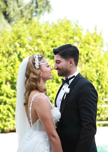 Beyaz Straplez Uzun Gelinlik - Görsel 4