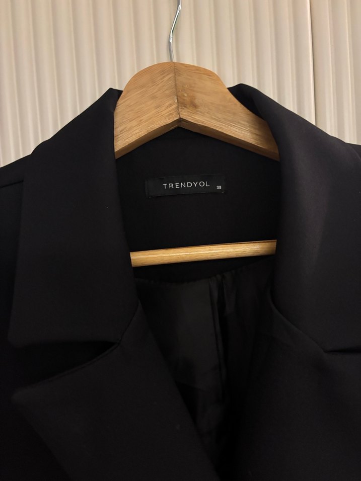 Klasik Siyah Kadın Blazer Ceket - Görsel 2